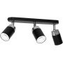 Lampa podsufitowa 3x8 W czarna 5147 Luminex Reno zdj.1