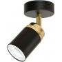 Lampa podsufitowa 1x8 W czarna 5163 Luminex Reno zdj.1