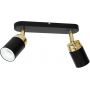 Lampa podsufitowa 2x8 W czarna 5164 Luminex Reno zdj.1