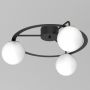 Lampa podsufitowa 3x15 W czarna 5668 Luminex Ballo zdj.4