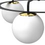 Lampa podsufitowa 3x15 W czarna 5668 Luminex Ballo zdj.3