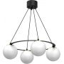 Lampa wisząca 4x15 W czarna 5673 Luminex Ballo zdj.1