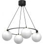 Lampa wisząca 6x15 W czarna 5674 Luminex Ballo zdj.1