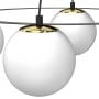 Lampa wisząca 6x15 W czarna 5674 Luminex Ballo zdj.3