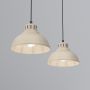 Lampa wisząca 2x15 W beżowa 8891 Luminex Sven zdj.3