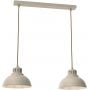 Lampa wisząca 2x15 W beżowa 8891 Luminex Sven zdj.1