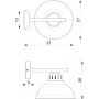 Lampa podsufitowa 1x60 W czarna 9115 Luminex Sven zdj.2