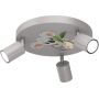 Lampa podsufitowa 3x8 W szara 9307 Luminex Fun zdj.1
