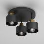 Lampa podsufitowa 1x15 W czarna-złota 9855 Luminex Parkla zdj.4