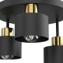 Lampa podsufitowa 1x15 W czarna-złota 9855 Luminex Parkla zdj.3