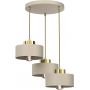 Lampa wisząca 3x15 W beżowa 9932 Luminex Marti zdj.1