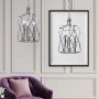 Lampa wisząca LDP12333CHR Lumina Deco Elemont zdj.4