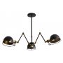 Lampa podsufitowa 3x40 W czarny LDPD0153 Lumina Deco Valmonti zdj.1