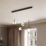 Lampa wisząca 1x32 W biała-czarna-złota 7160 Mantra Cuba zdj.5