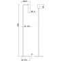 Lampa stojąca 1x10 W czarna 7517 Mantra Negro zdj.2