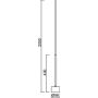Lampa wisząca 1x12 W chrom 7875 Mantra Tonik zdj.2