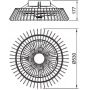 Lampa podsufitowa 1x70 W biała 8196 Mantra Himalaya zdj.2