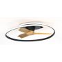 Lampa podsufitowa 1x60 W czarna-drewno 8236 Mantra Ocean zdj.1
