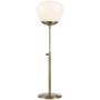 Lampa stołowa 1x40 W biała-mosiądz 108546 Markslöjd Rise zdj.1