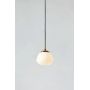 Lampa wisząca 1x40 W biała-mosiądz 108548 Markslöjd Rise zdj.3