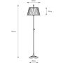 Lampa stojąca 1x40 W szara 108972 Markslöjd Oxford zdj.2