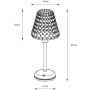 Lampa stołowa 1x2 W mosiądz 109125 Markslöjd Liora zdj.2
