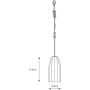 Lampa wisząca 1x40 W biała 109288 Markslöjd Clay zdj.2