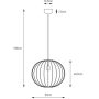 Lampa wisząca 1x60 W biała 109307 Markslöjd Solia zdj.2