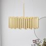Lampa wisząca 3x60 W złota 108047 Markslöjd Level zdj.3