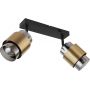 Lampa podsufitowa 2x40 W czarna 155602 Globo Lighting Milley zdj.1