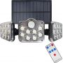 Kinkiet solarny 3x20 W srebrna EKO9152 Milagro Flexi zdj.1