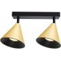 Lampa podsufitowa 2x10 W czarna-złota ML1121 Milagro Cone zdj.4