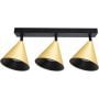 Lampa podsufitowa 3x10 W czarna-złota ML1122 Milagro Cone zdj.1