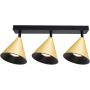 Lampa podsufitowa 3x10 W czarna-złota ML1122 Milagro Cone zdj.3