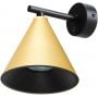 Kinkiet 1x10 W czarny-złoty ML1123 Milagro Cone zdj.1