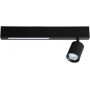 Lampa podsufitowa 1x5 W czarna ML1130 Milagro Magnet zdj.1