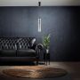 Lampa wisząca 1x4 W czarna-przydymiona ML1396 Milagro Bato zdj.4