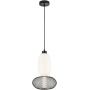 Lampa wisząca 1x15 W biała-czarna ML1432 Milagro Arame zdj.1