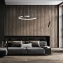 Lampa wisząca 1x27 W chrom ML1549 Milagro Hoop zdj.4