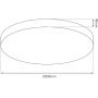 Lampa podsufitowa 3x15 W biała ML1829 Milagro Classic zdj.2
