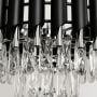 Lampa wisząca 5x10 W czarna-chrom ML2519 Milagro Cristal zdj.4