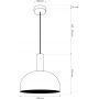 Lampa wisząca 1x60 W biała MLP1552 Milagro Visby zdj.2