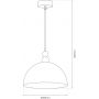 Lampa wisząca 1x15 W multikolor MLP1871 Milagro Bento zdj.2