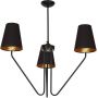 Lampa podsufitowa 3x60 W czarny MLP4912 Milagro Victoria zdj.1