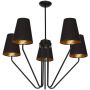 Lampa podsufitowa 5x60 W czarny MLP4913 Milagro Victoria zdj.1