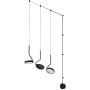 Lampa wisząca 3x30 W czarna MSE010100385 Moosee Flat zdj.3