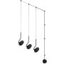 Lampa wisząca 3x30 W czarna MSE010100385 Moosee Flat zdj.4