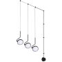 Lampa wisząca 3x30 W czarna MSE010100385 Moosee Flat zdj.5