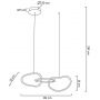 Lampa wisząca 3x36 W złota MSE1501100203 Moosee Jazz zdj.2