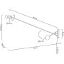 Kinkiet 1x10 W czarny MSE1501100211 Moosee Gear zdj.2